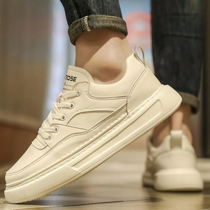 Real Leather Sneakers Skateboarding Casual Shoes